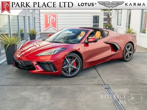 Used 2021 Chevrolet Corvette Stingray Premium Cpe w/ LPO, Roadside Safety Package RWD image 1