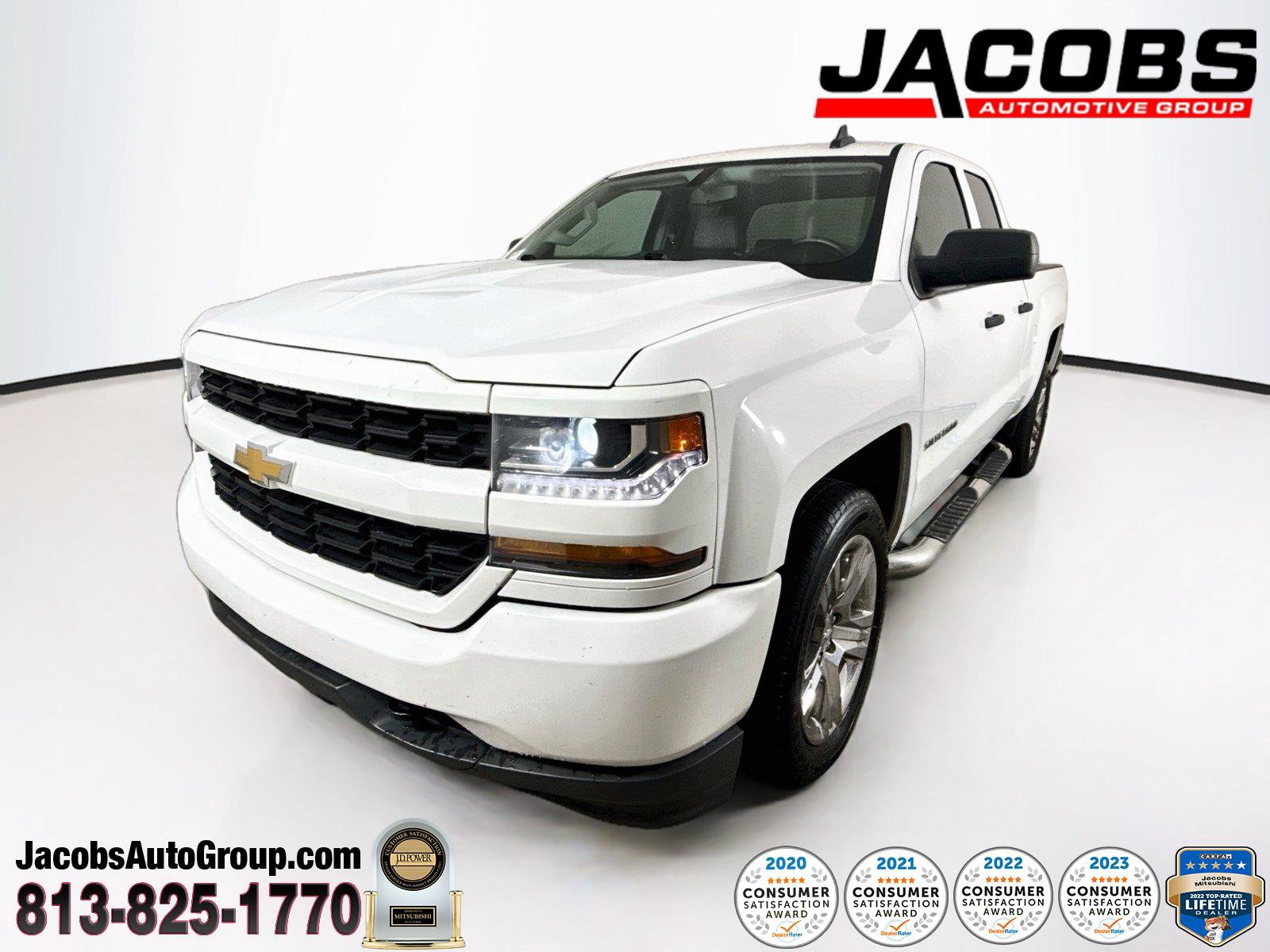 Used 2018 Chevrolet Silverado 1500 Custom w/ Custom Convenience Package RWD image 1