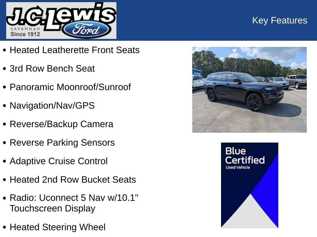 Used 2024 Jeep Grand Cherokee L Limited w/ Black Appearance Package RWD image 35