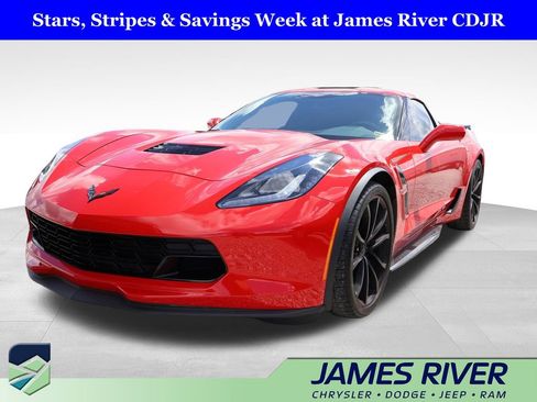 Used 2017 Chevrolet Corvette Grand Sport w/ Carbon Flash Badge Package RWD image 1