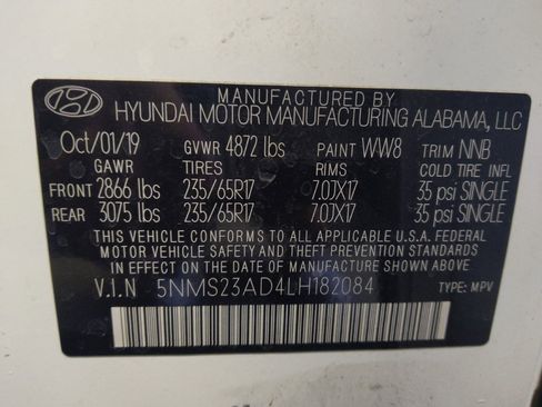 Used 2020 Hyundai Santa Fe SE FWD image 33
