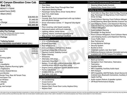 Used 2026 GMC Canyon Elevation RWD image 16