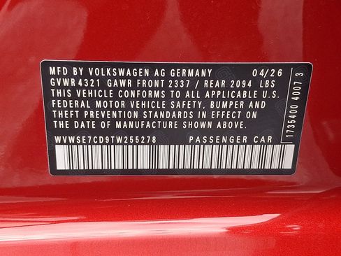 New 2026 Volkswagen GTI SE FWD image 11