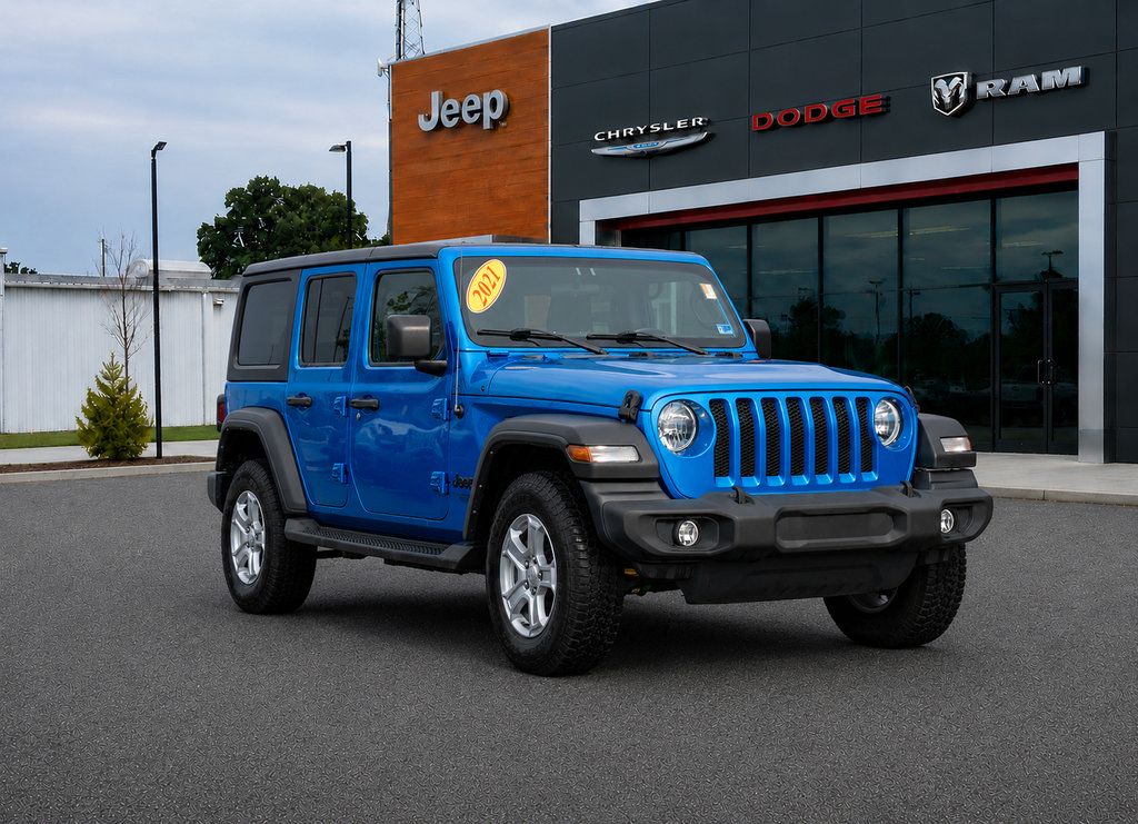 Used 2021 Jeep Wrangler Unlimited Sport AWD/4WD image 1