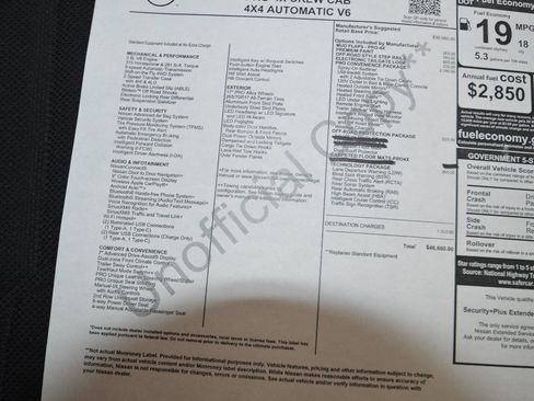 Used 2024 Nissan Frontier PRO-4X w/ Pro Convenience Package image 8