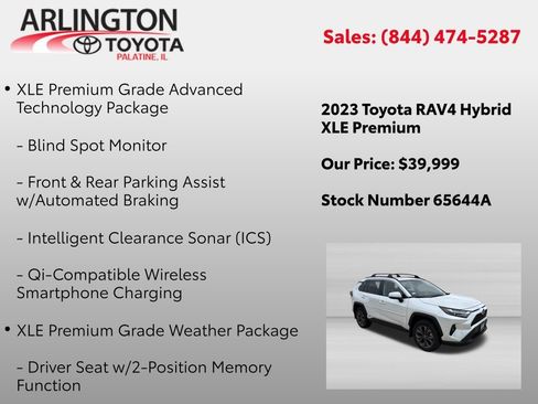 Used 2023 Toyota RAV4 XLE Premium AWD/4WD image 4
