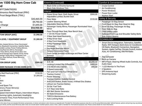 Used 2021 RAM 1500 Big Horn w/ Trailer Tow Group AWD/4WD image 3