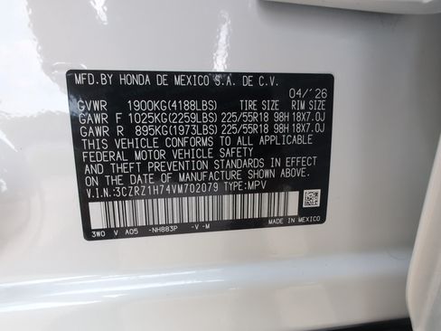 Used 2027 Honda HR-V EX-L image 34