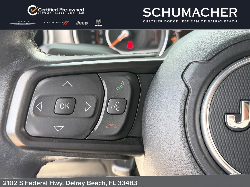Certified 2022 Jeep Wrangler Unlimited Sport w/ Sun And Sound Package AWD/4WD image 24