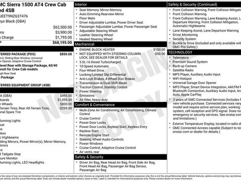 Used 2022 GMC Sierra 1500 AT4 w/ AT4 Preferred Package AWD/4WD image 10