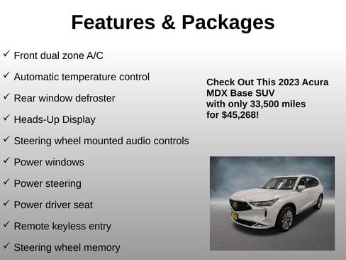 Used 2023 Acura MDX SH-AWD w/ Advance Package image 12