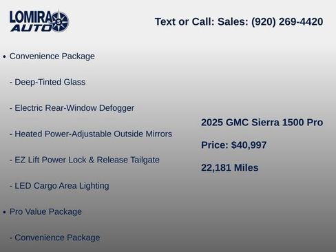 Used 2025 GMC Sierra 1500 Pro w/ Graphite Edition AWD/4WD image 8