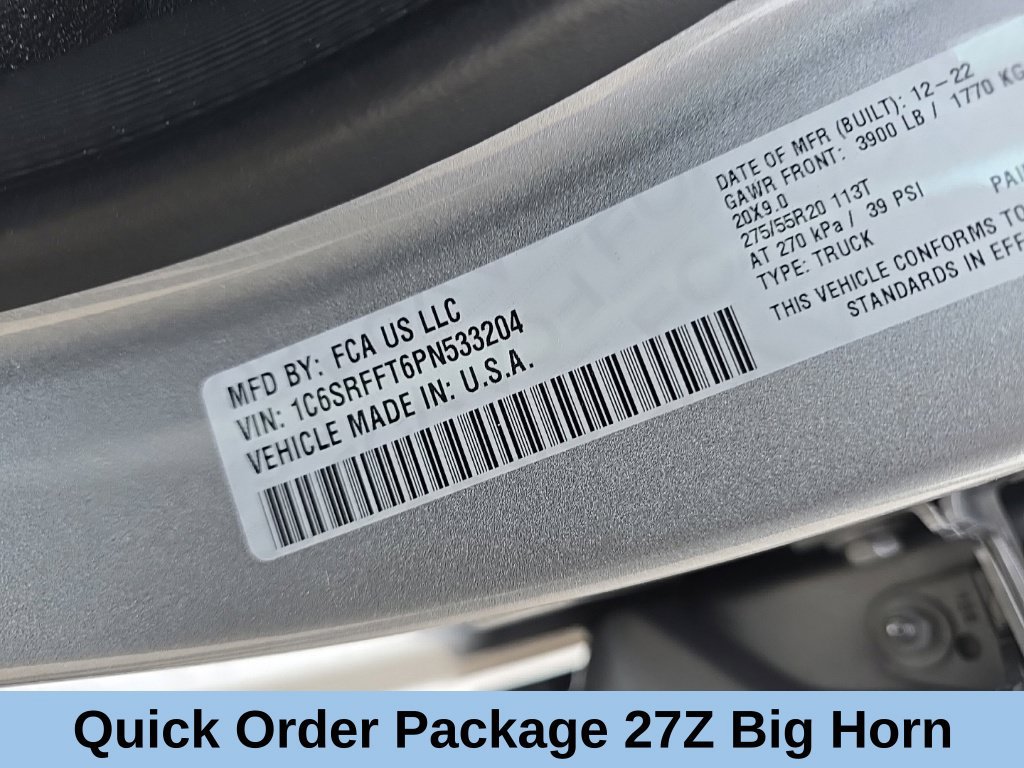 Used 2023 RAM 1500 Big Horn AWD/4WD image 29