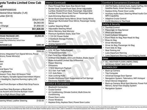 Used 2023 Toyota Tundra Limited w/ TRD Off-Road Package AWD/4WD image 33