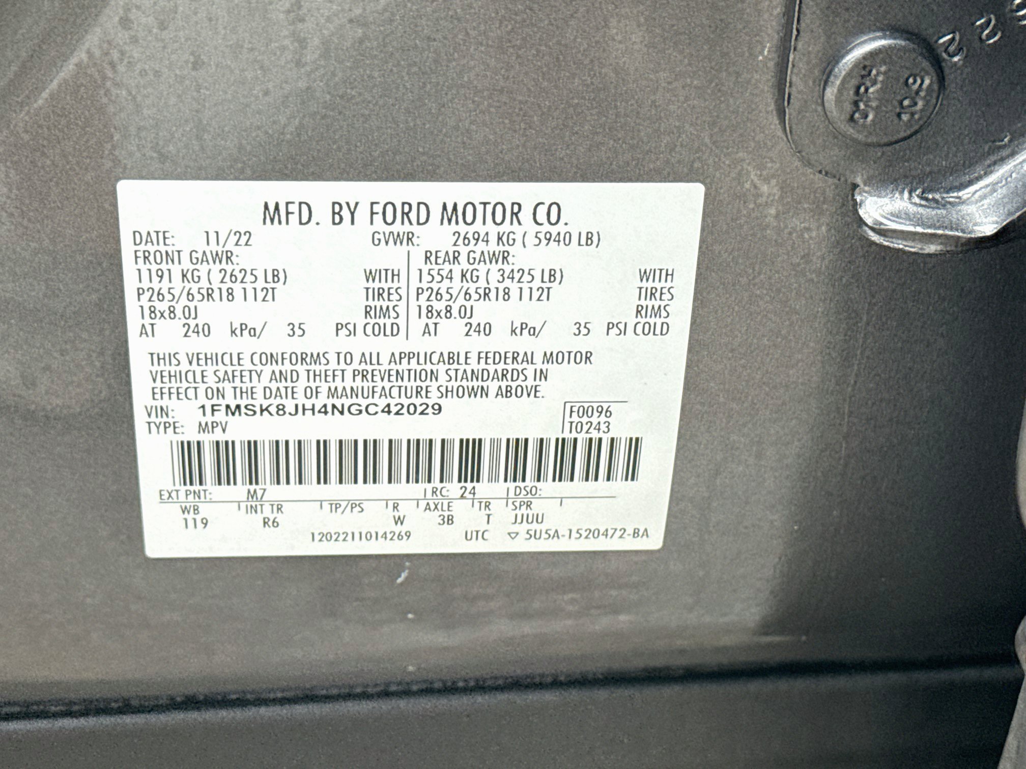 Used 2022 Ford Explorer Timberline AWD/4WD image 38