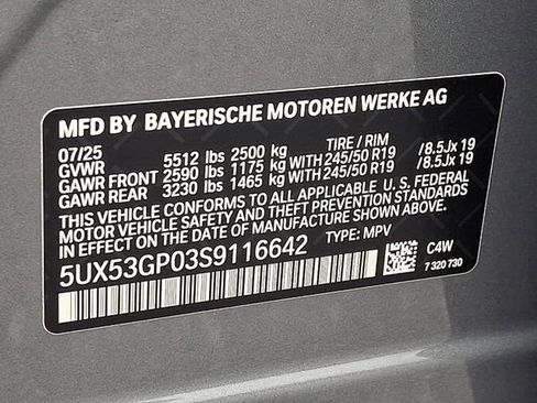 Certified 2025 BMW X3 xDrive30i w/ Premium Package image 20