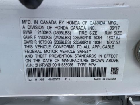 Used 2017 Honda CR-V Touring image 34