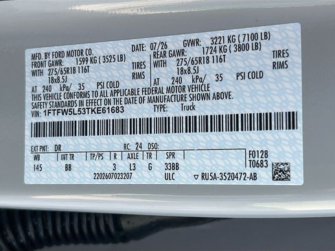New 2026 Ford F150 Lariat AWD/4WD image 21