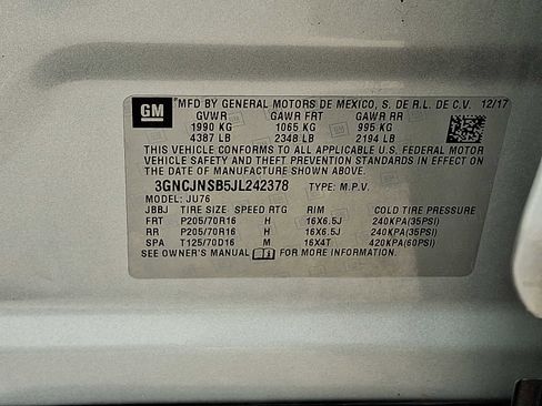 Used 2018 Chevrolet Trax LS w/ LPO, Protection Package AWD/4WD image 25
