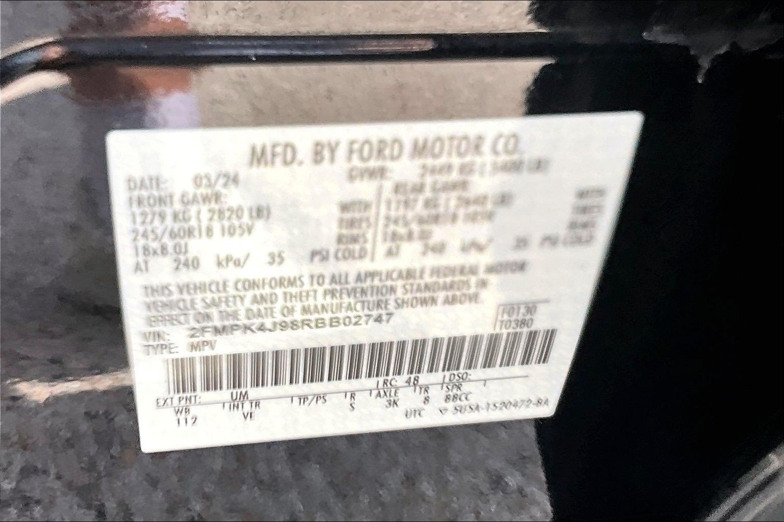 Used 2024 Ford Edge SEL w/ Convenience Package AWD/4WD image 35