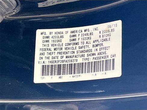 Used 2015 Honda Accord LX image 28