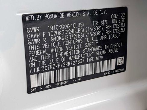 Used 2024 Honda HR-V EX-L image 28