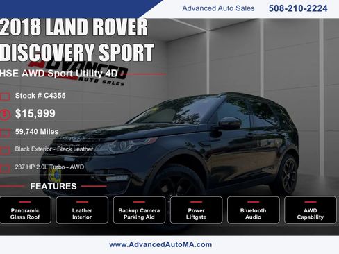 Used 2018 Land Rover Discovery Sport HSE AWD/4WD image 1