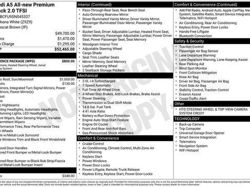 Used 2025 Audi A5 2.0T Premium w/ Convenience Package image 20