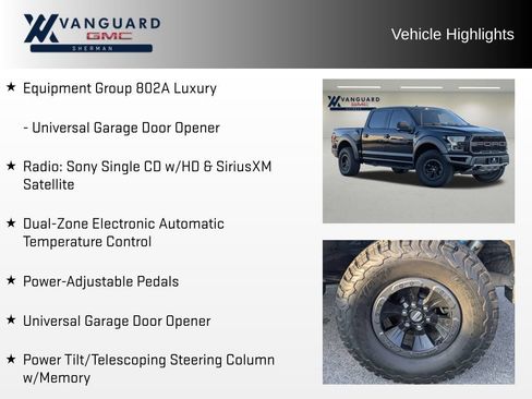 Used 2017 Ford F150 Raptor w/ Equipment Group 802A Luxury AWD/4WD image 21