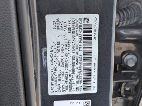 Used 2024 Honda Civic Sport image 30