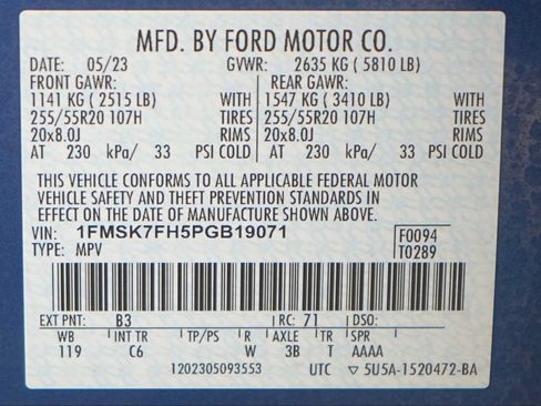 Used 2023 Ford Explorer Limited RWD image 30