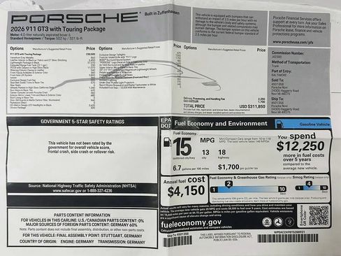 Used 2026 Porsche 911 GT3 image 7