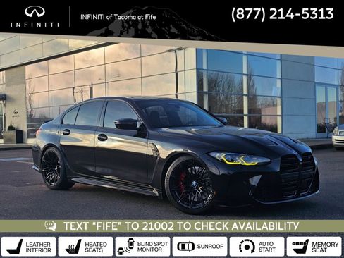 Used 2021 BMW M3 Competition w/ Executive Package RWD image 1