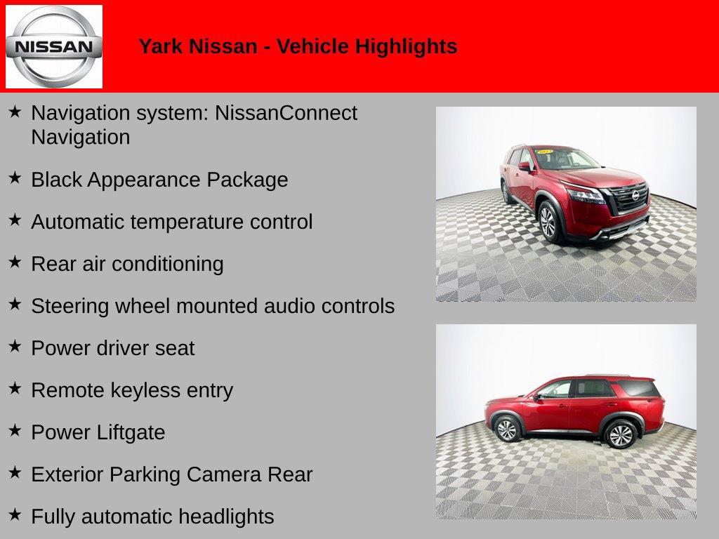 Certified 2023 Nissan Pathfinder SL w/ Black Appearance Package AWD/4WD image 2