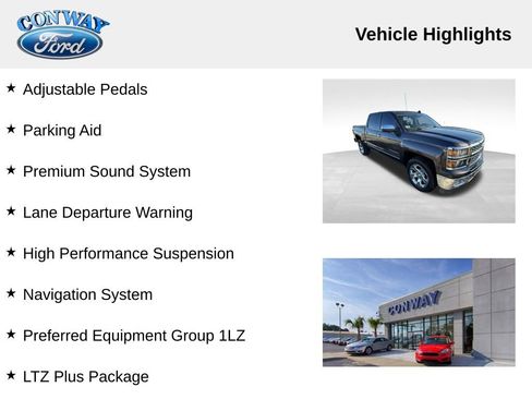 Used 2015 Chevrolet Silverado 1500 LTZ w/ LTZ Plus Package image 8