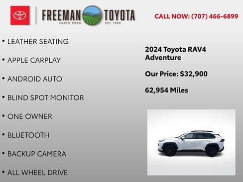 Used 2024 Toyota RAV4 Adventure AWD/4WD image 5