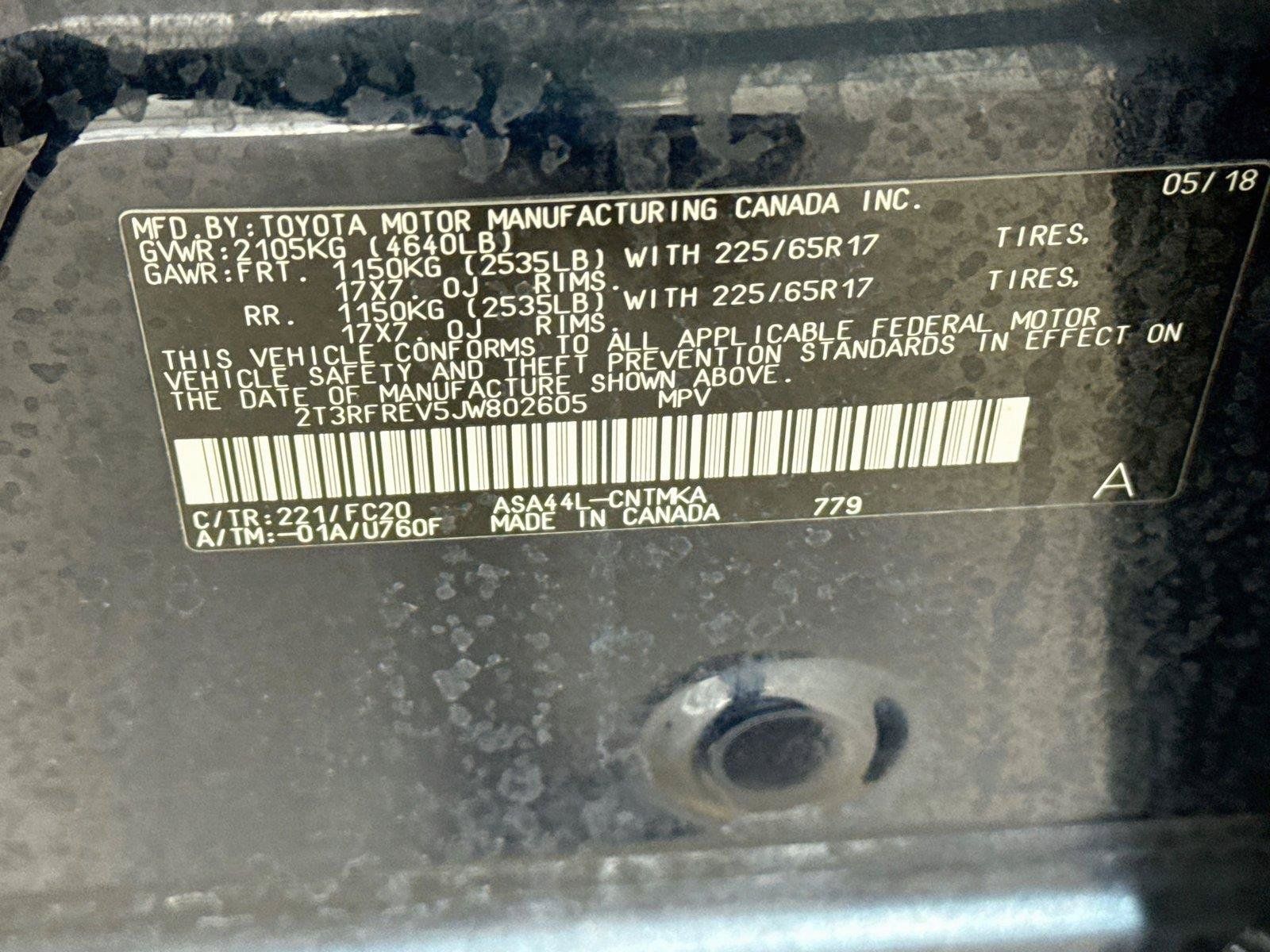 Used 2018 Toyota RAV4 XLE AWD/4WD image 22