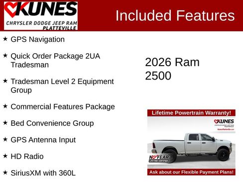 Used 2026 RAM 2500 Tradesman AWD/4WD image 2