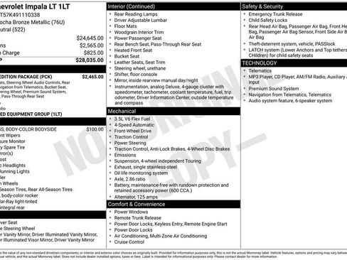 Used 2009 Chevrolet Impala LT w/ Luxury Edition Package FWD image 5
