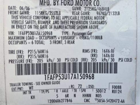 Used 2007 Ford Taurus SE FWD image 34