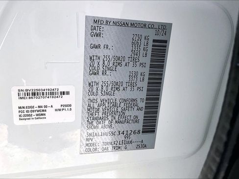 Certified 2025 INFINITI QX60 Autograph w/ Cargo Package image 44