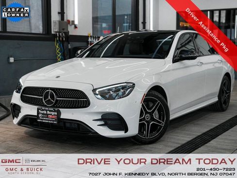 Used 2022 Mercedes-Benz E 450 4MATIC Sedan w/ Driver Assistance Package image 1
