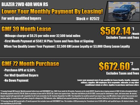 New 2025 Chevrolet Blazer RS w/ Driver Confidence II Package FWD image 2