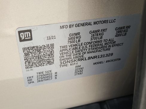 Used 2022 Chevrolet Tahoe RST w/ Sport Performance Package AWD/4WD image 20