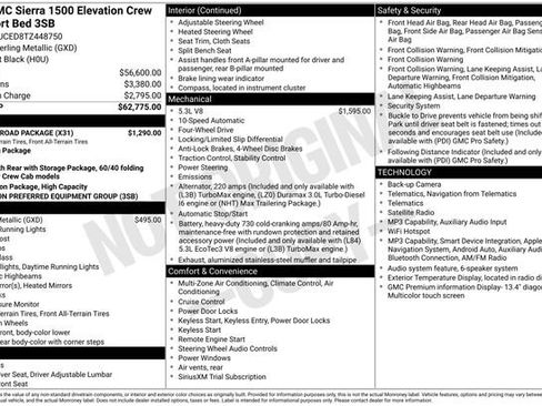 New 2026 GMC Sierra 1500 Elevation w/ X31 Off-Road Package AWD/4WD image 23
