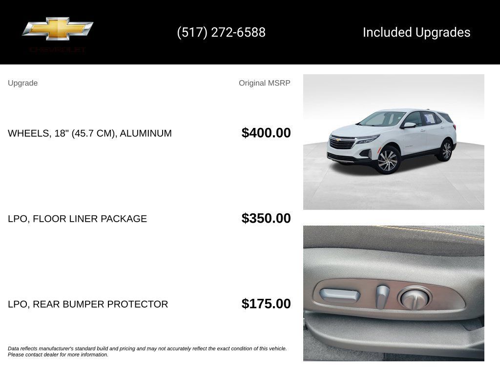 Certified 2024 Chevrolet Equinox LT w/ LPO, Floor Liner Package FWD image 15