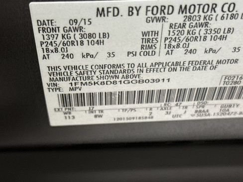 Used 2016 Ford Explorer XLT AWD/4WD image 28