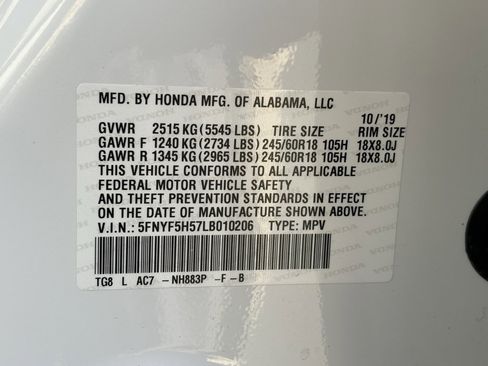 Used 2020 Honda Pilot EX-L image 37