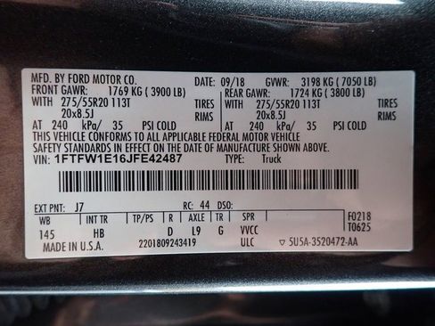 Used 2018 Ford F150 Lariat w/ Equipment Group 502A Luxury image 23