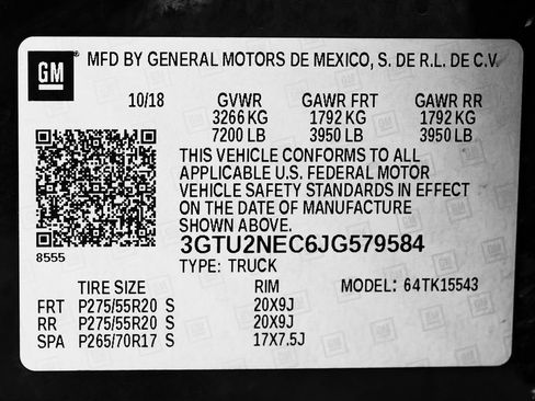 Used 2018 GMC Sierra 1500 SLT w/ Texas SLT Premium Package AWD/4WD image 58